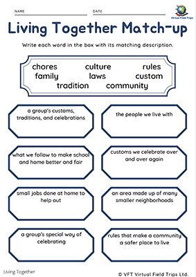 Grade 2 - Living Together - Online Social Studies Lesson