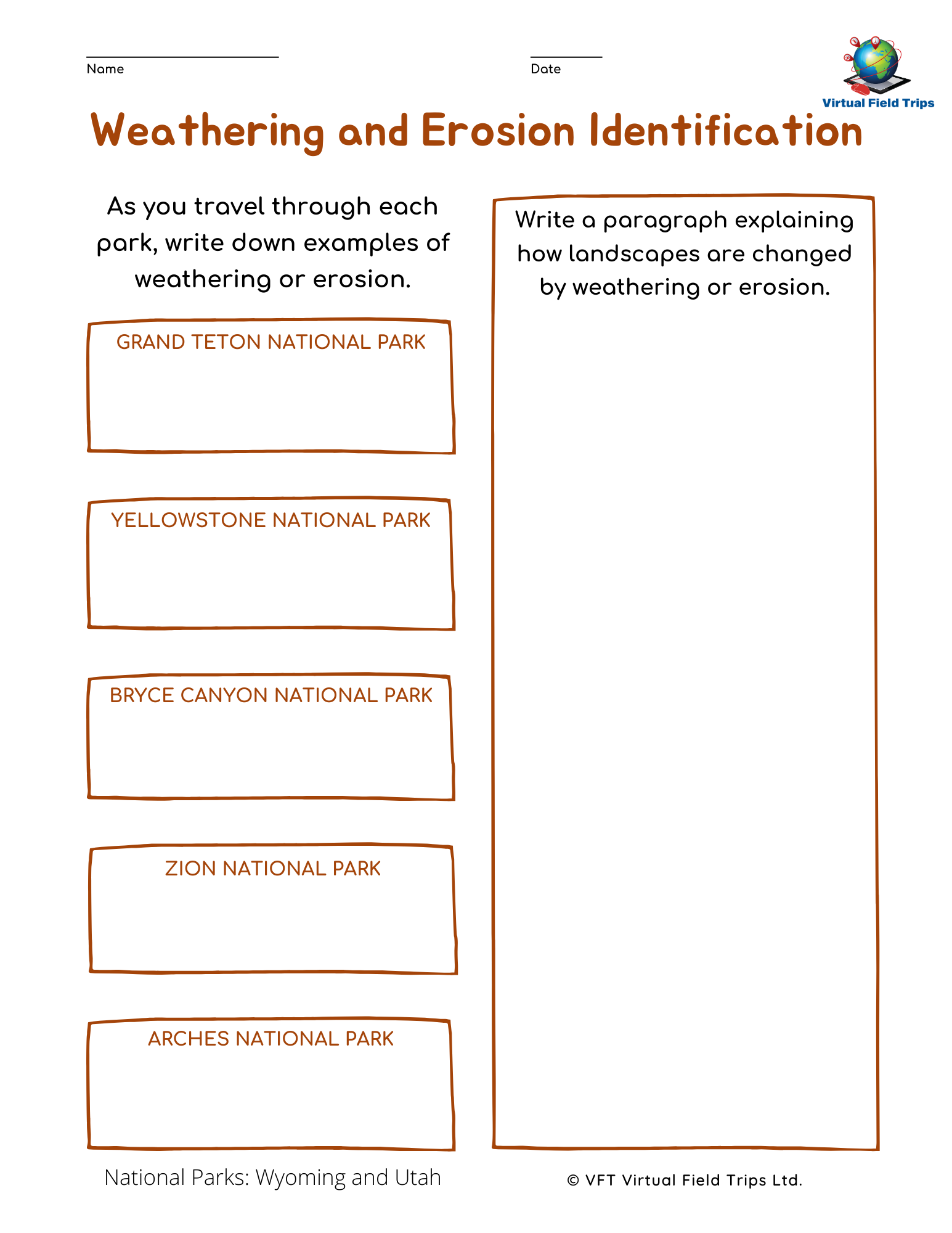 Weathering and Erosion Identification Worksheet_400px
