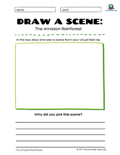 Draw a Scene The Amazon Rainforest_PeopleThreats_6-9_400px