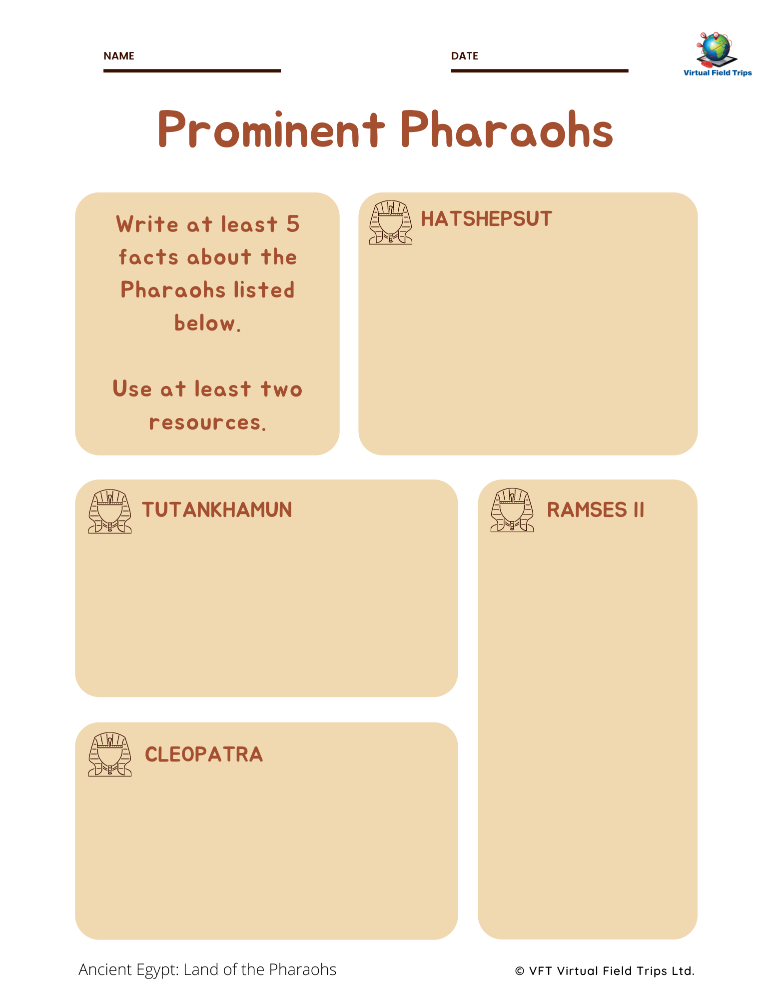 Prominent Pharaohs image