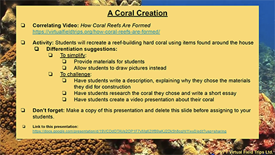 How are coral reefs formed?