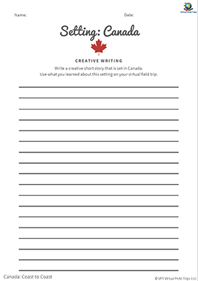 Setting - Canada - Writing Prompt_400px